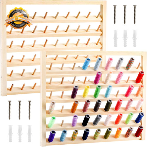 Thread holder rack - wall, mount