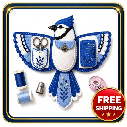 Bird felt sewing - sewing, d